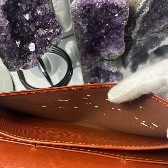 EUC, Auth Louis Vuitton Cipango Gold Long Epi Leather, Vintage - Picture 14 of 14